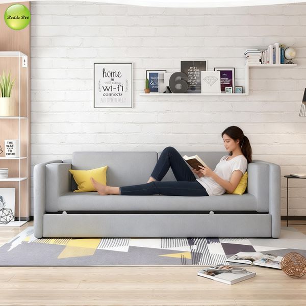 Modern 3 Seater Living Room Sofa Saving-Space Convertible Sleeping Sofa Bed For Small Apartment Folding Bunk Sofa Bed