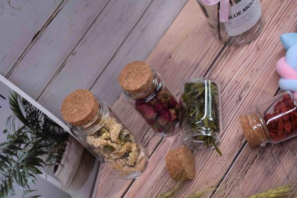 Candle Jars Organic Natural Cork Lids Heat Insulating