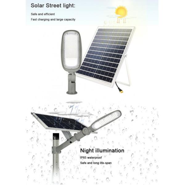 Lumière solaire de jardin en plein air à haute puissance étanche à l'eau 150W 16500lm ROHS