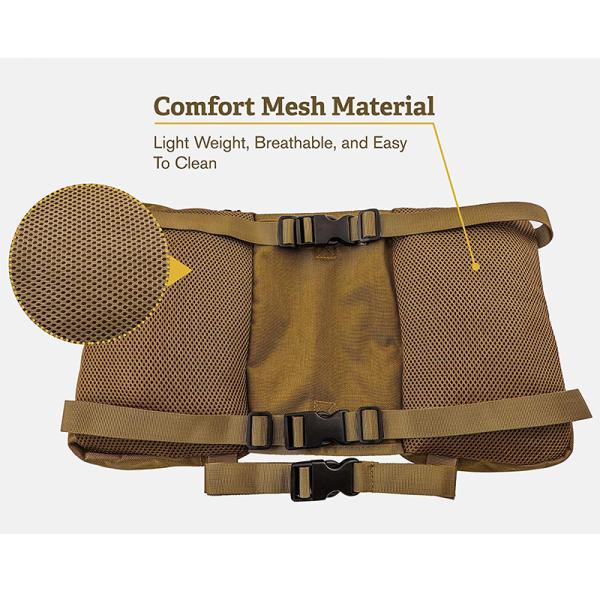 Lightweight Canvas Pet Carrier Bag , Breathable Dog Saddle Bags