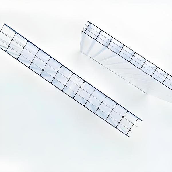 Four-layer PC Hollow Sheet Twin-wall Honeycomb Protective PE Film Covered Both Sides Lightweight Strong Transparent Panel