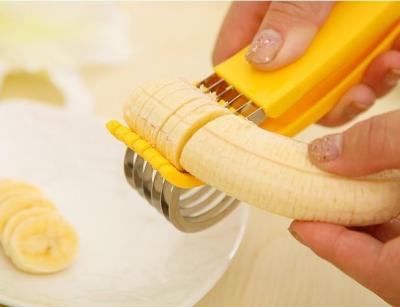 Stainless Steel Banana Chips Slicer 18 * 5 * 3cm Vegetable Choppers Custom Color