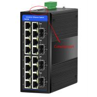 20 ports Gigabit Din Switch géré couche 2 basé sur 4 SFP Slots Support Ring ERPS