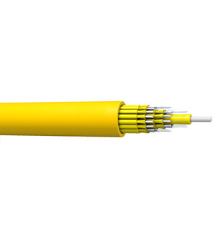 Indoor use MTP/MPO fiber optic armored cable single sheath micro 2-core to 24-core