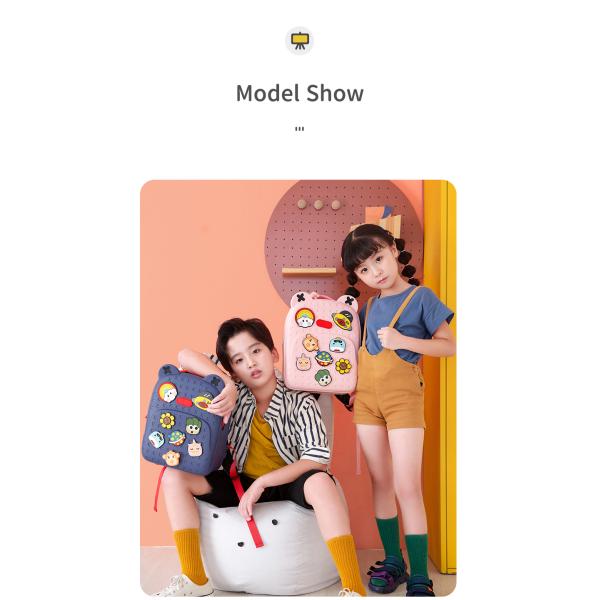 KOOOL Protection de la colonne vertébrale sac à dos école imperméable pour les enfants EVA