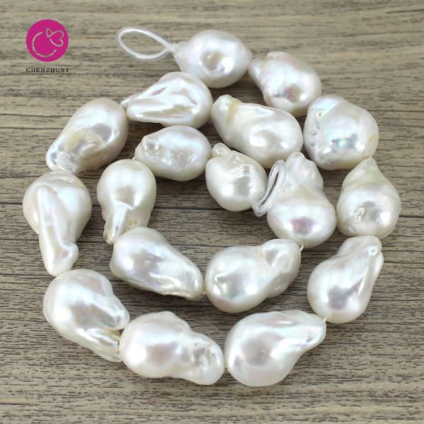Wholesale Sale Big High Quality Pearl Size 22-26mm Nature Freshwater Pearl Choker Necklace Baroque Pearl String