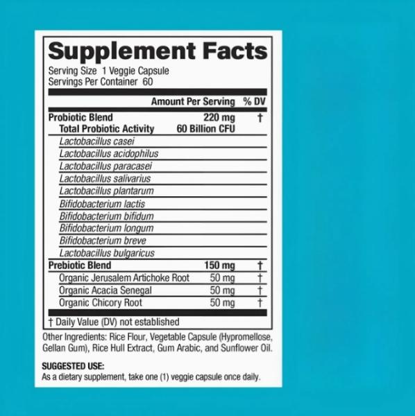 Probiotic Capsules Women′s Vitamin C Pills Healthy Tablets Food Supplements