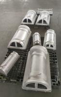 Molde de plástico de aluminio moldeado por rotación personalizado para una solución de moldeo rotativo de pontón de bajo mantenimiento