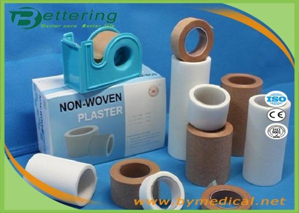 Mon woven Surgical micropore adhesive tape porous paper tape nonwoven adhesive plaster with plastic shell package