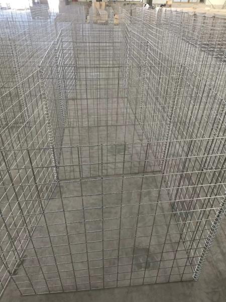 2x1x1m Welded Gabion Basket Hot Dipped Galvanized Gabion Boxes Wire Mesh Fence Gabion Wall Cage Factory