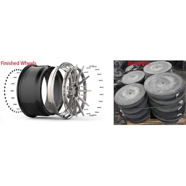 M5 20x9 | 20x10.5 BMW 2PC Forged Alloy Wheels Satin Red 5x112 5x120