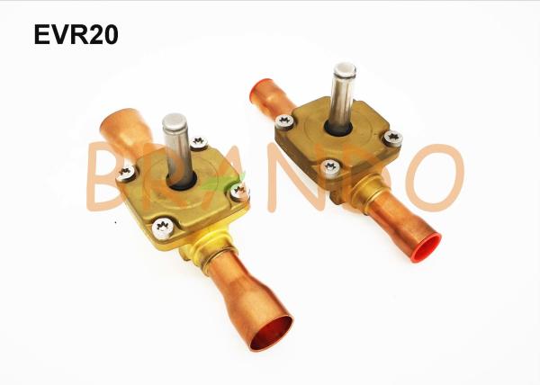 Válvula de solenoide válvula/EVR20 líquida a gás quente do solenoide do ferro fundido para a refrigeração