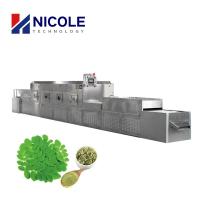 Secador industrial 3KW da micro-ondas do SUS 304 - secador das folhas de 1000kw Moringa