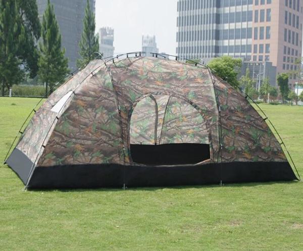 Big Capacity Camping Tent for 8 to 10 Person Waterproof Outdoor Portable Camouflage Camping Tent Military Tent(HT6063)