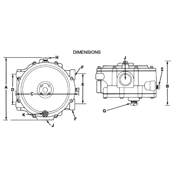 Aluminum 242.4 KW IMPCO Model L Converter Fuel System Parts