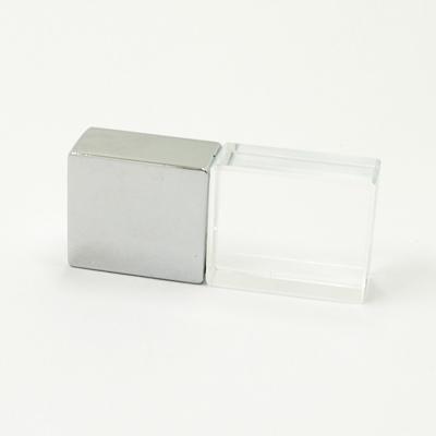 A vara de cristal pequena 2,0 8GB 16GB do ODM USB grava a luz do diodo emissor de luz de Logo With