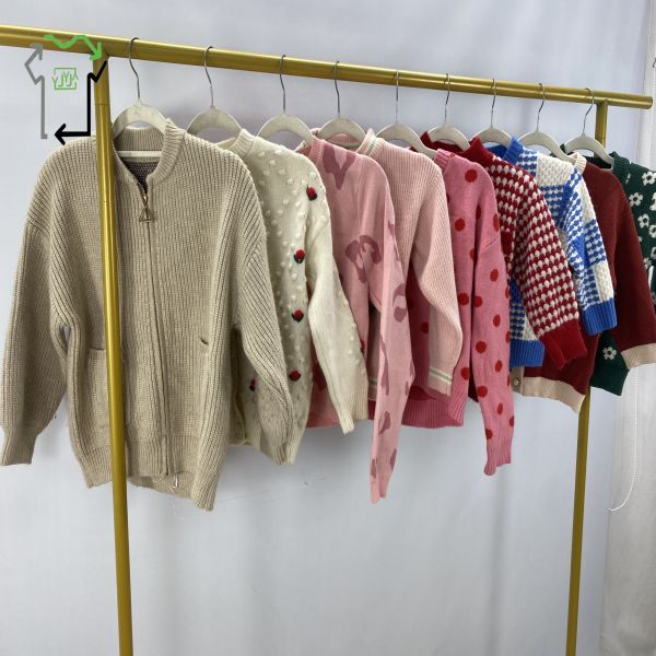 Comfortable Second Hand Winter Sweater Warm Fashion Mixed Size For Children