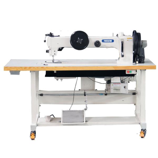 Long Arm Compound Feed Walking Foot Heavy Duty Lockstitch Sewing Machine