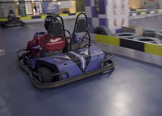 Парк атракционов CAMMUS электрический идет Kart двойное Seater 3500W
