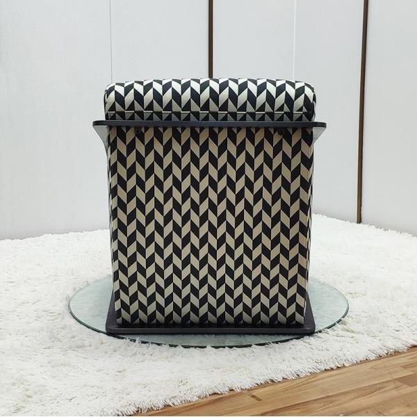 Italian Simple Single Sofa Chair Fabric Leisure Tiger Arm Chair