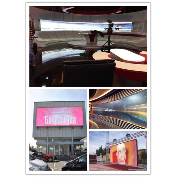 SMD P5 Led Display Wall For Indoor Advertising / Dance Floor Display Using