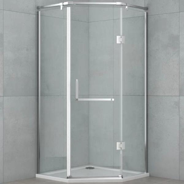135 Degrees Partitioned Shower Door Profile Waterproof Shower Door Hardware