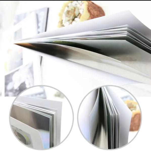 Custom Photo Album Printing Hardcover Glue Bound Keepsake Album Memory Book