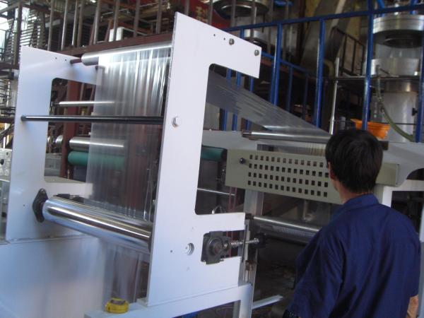 High Speed PP Film Blowing Machine Automatic Extrusion Plastic Recycling Line