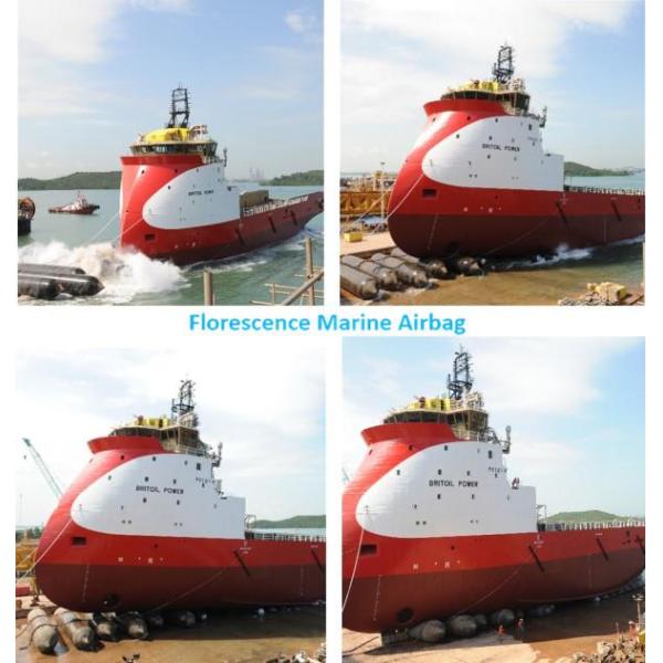 Wear Resisting Inflatable Marine Airbag Anti Crack For Ship Boat Vessel Ferry