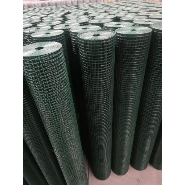 12 Gauge Vinyl Coated Welded Wire Fencing with Galvanized Steel Wire 3.7-50m Length