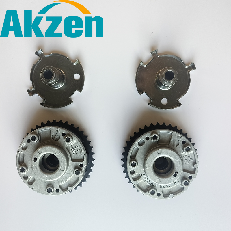Akzen VVT Camshaft Adjuster Sprocket Intake & Exhaust VVT Gear with Lock Plates for Engine Timing Kit