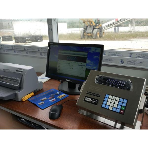 60 Tons Commercial Truck Scales ZEMIC Load Cells Computerised Digital Pitless Weighbridge