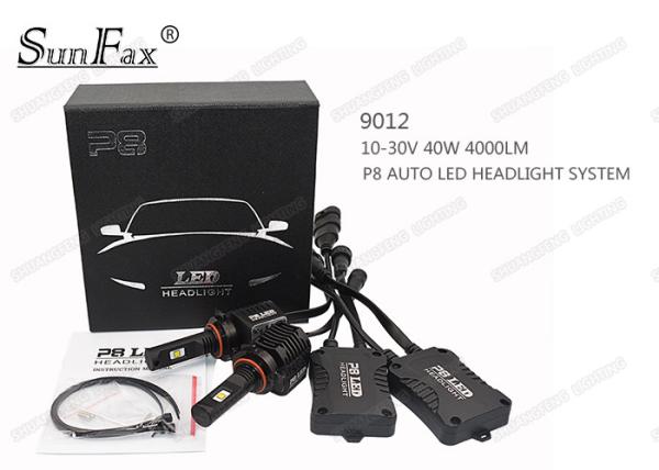 DC10 - 30V 40W Automotive LED Headlights H4 4000LM 6000k IP68 For Trucks