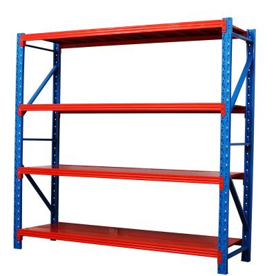 Bearing 500kg Metal Pallet Racking / Industrial Metal Shelving For Supermarket