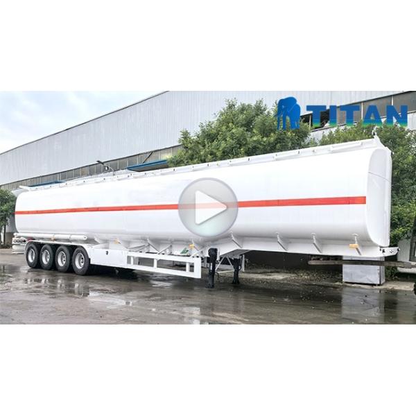TITAN 4 Axle 70000 Liters Crude Palm Diesel Oil Tanker Price