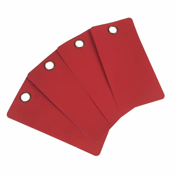 Установленный ПВХ-этикет с шнуровыми галстуками 3*6 1/4 дюйма