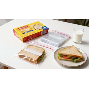 Custom Printable Eco-Friendly Degradable Food Bags Leak-Proof Oil-Proof Lightweight for Light Food Breakfast Takeaway Packing