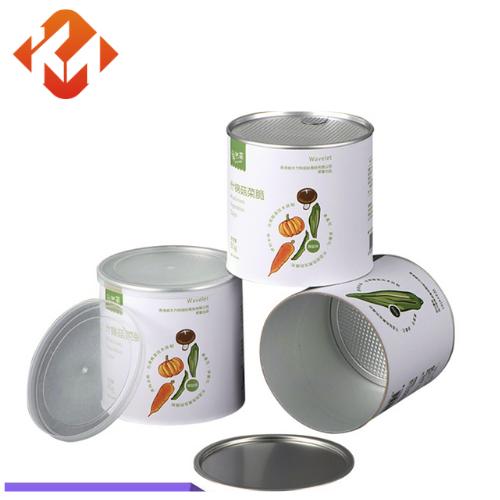 Customized Food Grade Sealed Composite Can Paper Tube Packaging Nuts Packaging Dried Fruit Packaging, Easy To Tear