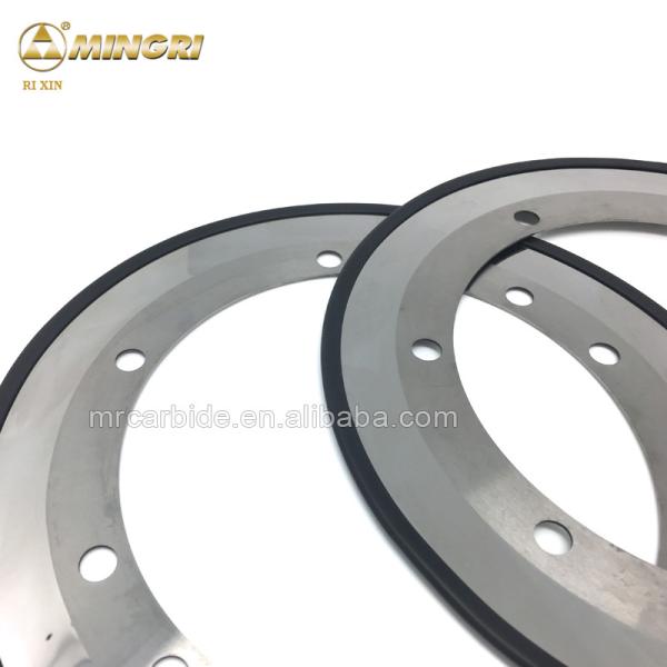 260 X 168.3 X 1.1  Cemented Carbide Disc Cutter Marquip Corrugator Slitter Blade Cutting Paper