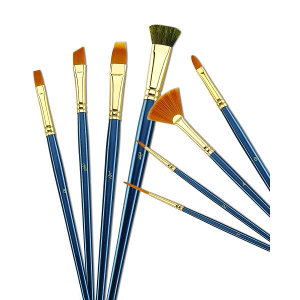 Customized Logo 4 Inch Artist Painting Brushes Liner Brushes For Oil Painting