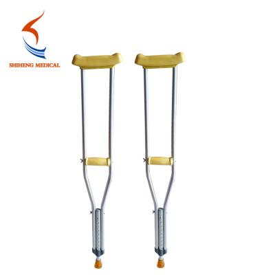 New type good design silver adjustable aluminium crutch for sale