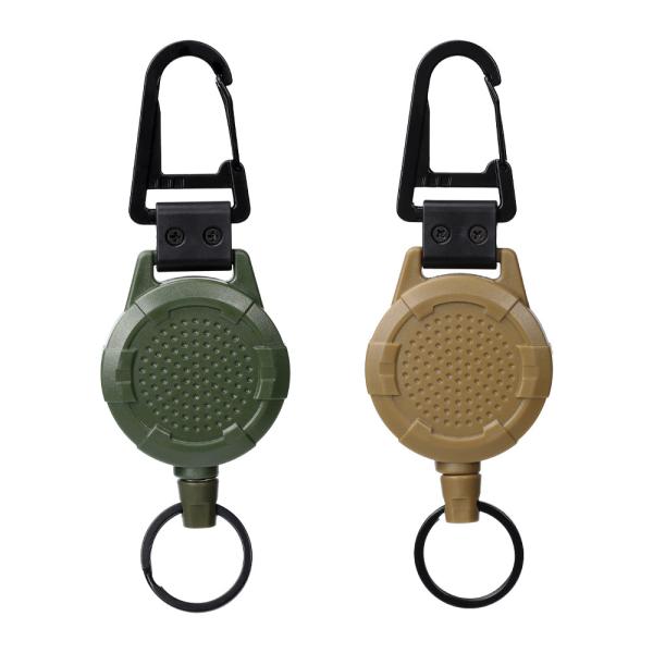 Деи значок катушка тяжелая металлическая выдвижная ключевая цепочка