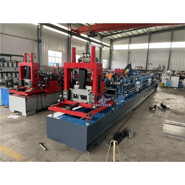 “Full Automatic CZ Channel Roll Forming Machine C Z Purlin Making Machine Adjustable Size ”