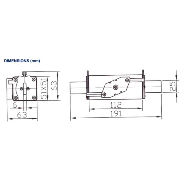 Плавкие вставки 1000ВДК 37.5В ИЭК60269 стандартные ПВ цилиндрические, лезвие НХ гПВ ТУВ АС6 сплавляют кА 80~250А 25
