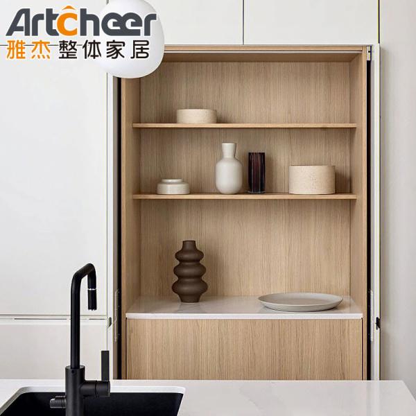 Modular Kitchen Cabinets for Small Kitchen Room Solid Wood Storage Cabinet Design