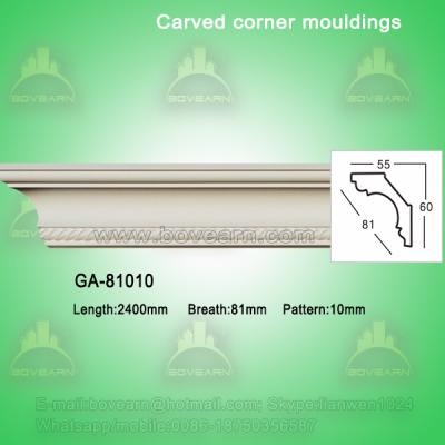 Factory Price PU Foam Carved Crown Cornice Mouldings