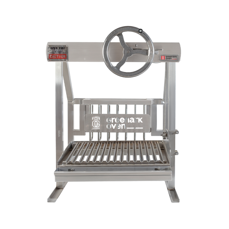 Commercial Charcoal Grill Spanish Iron BBQ Grill with 304 Stainless Steel Multifunctional Design and 300-600°C Cooking Temperature