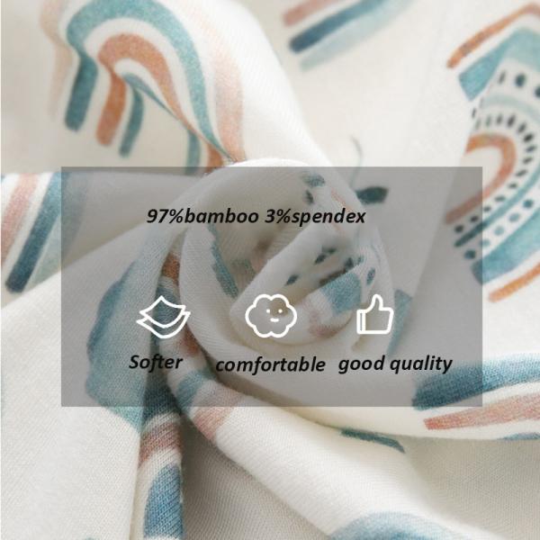 Summer Printing Bamboo Fiber Baby Rompers Sleeveless Newborn Clothes Snap Buttons Unisex Infant Sleepers