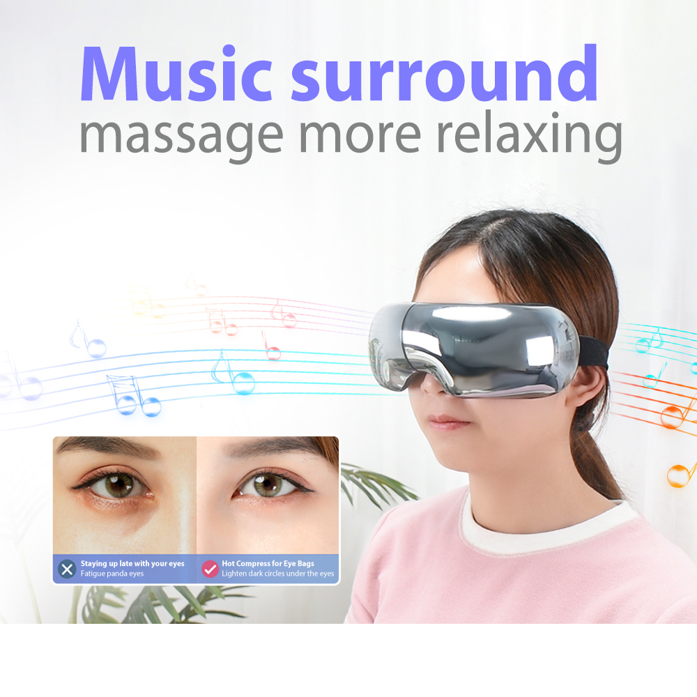 Air Pressure and Beauty Apparatus Eye Care Electric Eye Massage With Heat Wireless