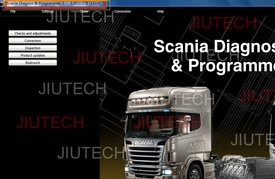 Блок развертки  D630 Scania Vci2 диагностический для двигателя морской индустрии